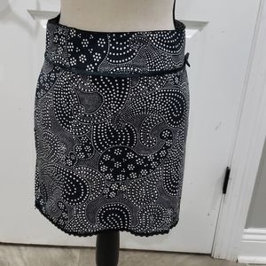 Paisley short skirt